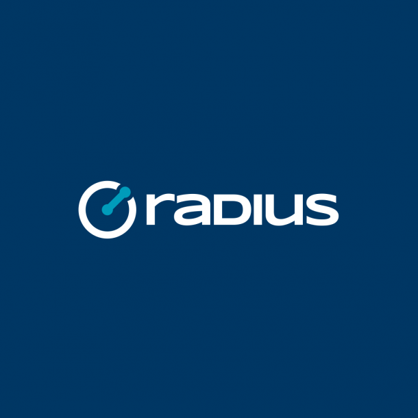 radius logo design by malbar